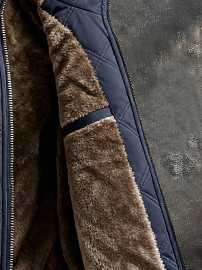 Bradley | Meleg Steppelt Férfi Dzseki Puha Sherpa Bélésse