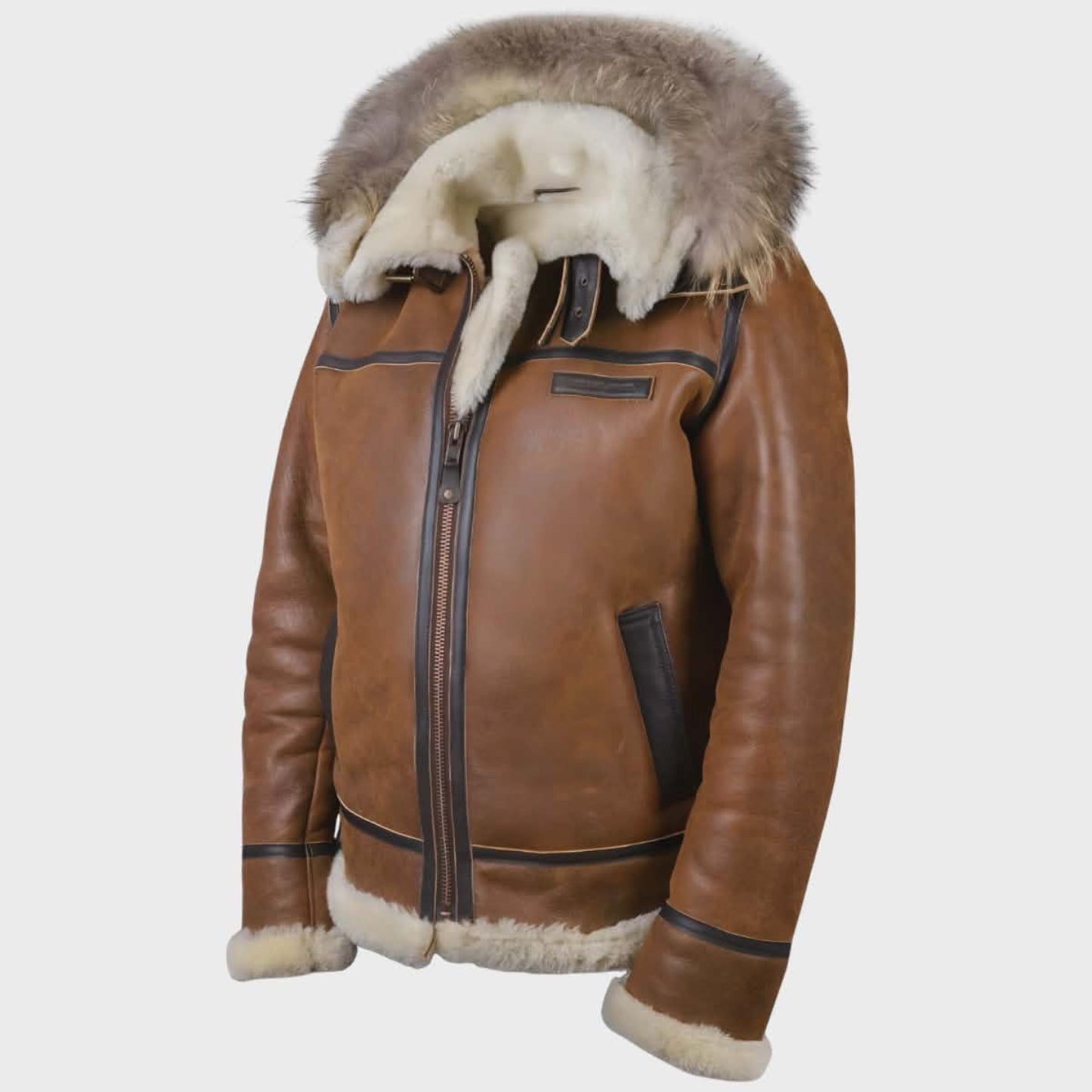 Arlo | Szőrmés Kapucnis Bomber Dzseki