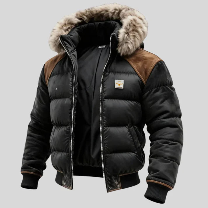 Khabib | Elegáns Kapucnis Férfi Dzseki