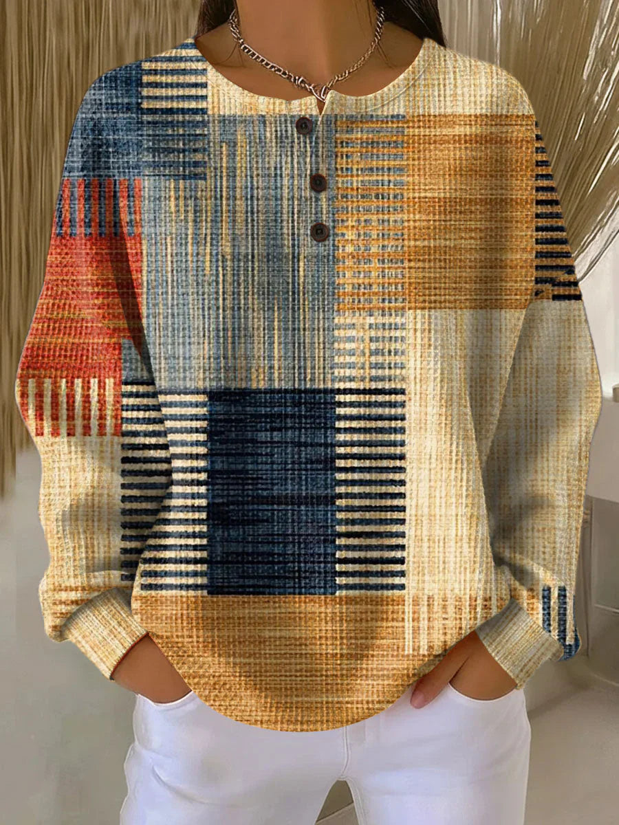 Éléonore | Elegáns mintás női pulóver