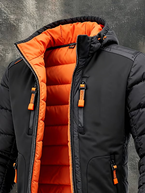 Blaze | Meleg Kapucnis Férfi Puffer Dzseki