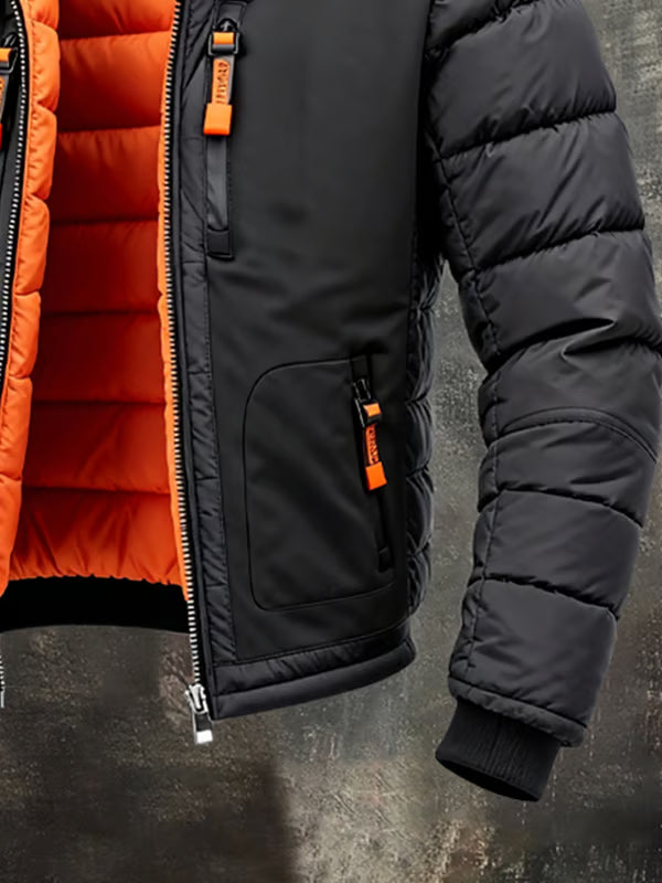 Blaze | Meleg Kapucnis Férfi Puffer Dzseki