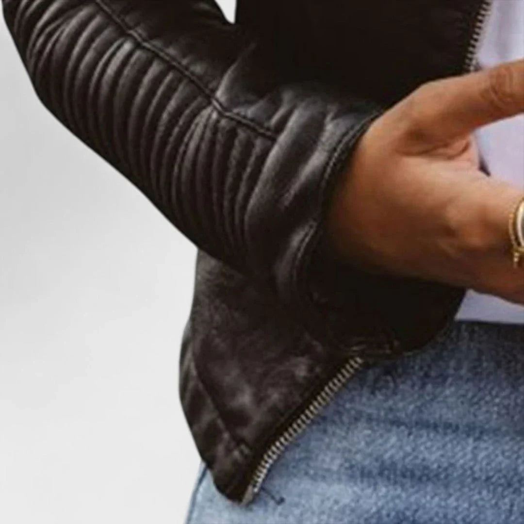 Vitória | Elegáns bőrkabát