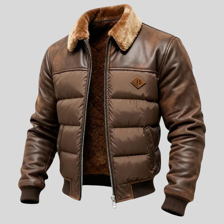 Khamzat | Férfi Bőr Dzseki