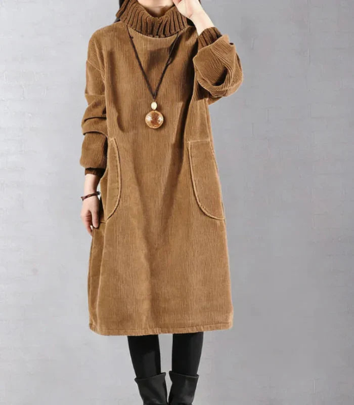 Brielyn | Elegáns lezser midi ruha