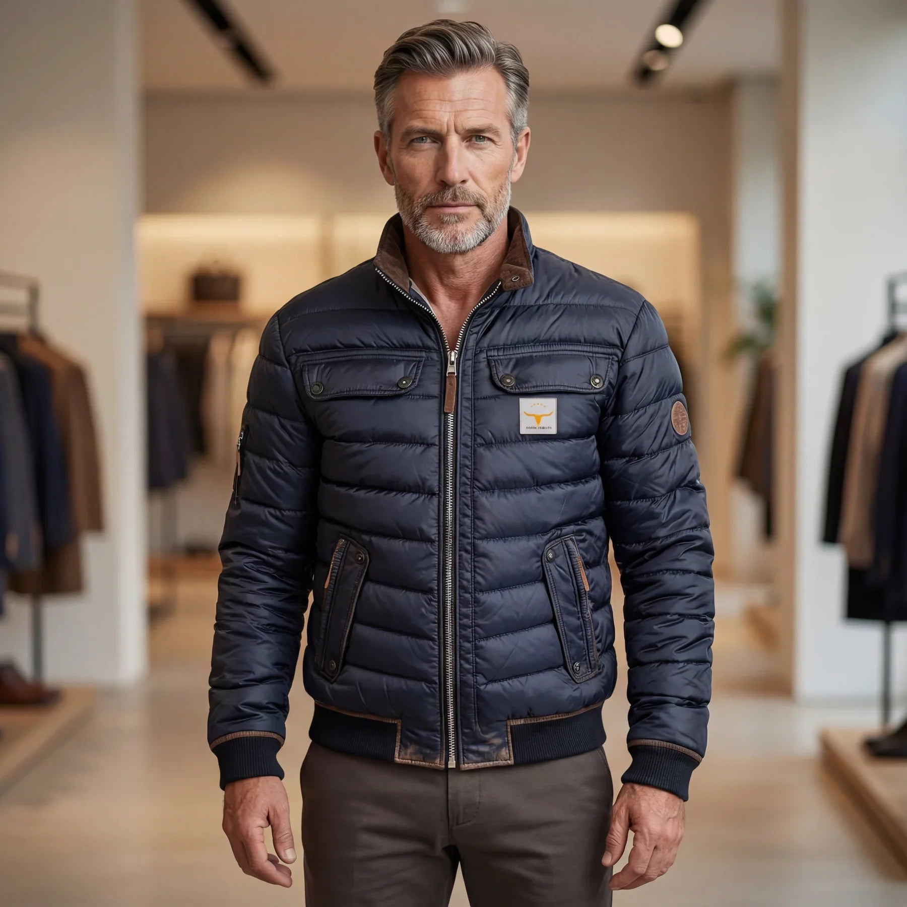 Harrison | Elegáns steppelt kabát