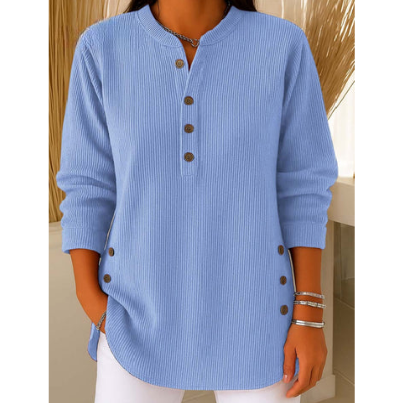 Quinty | Kényelmes Gombos Blúz