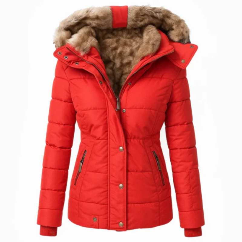 Anett | Műszőrme bélésű télikabát