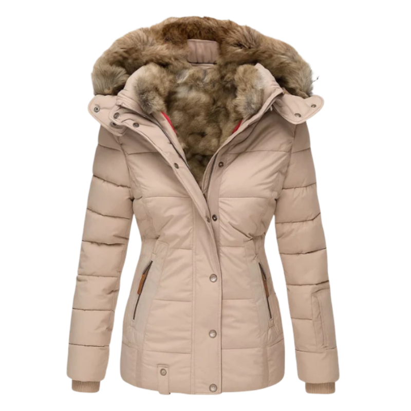 Anett | Műszőrme bélésű télikabát