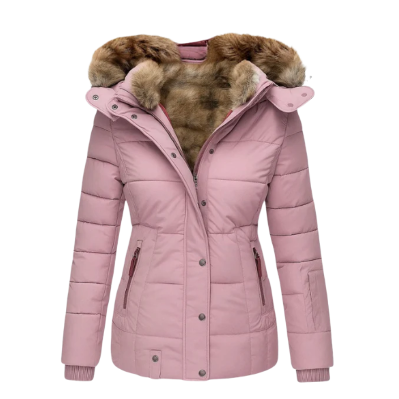 Anett | Műszőrme bélésű télikabát